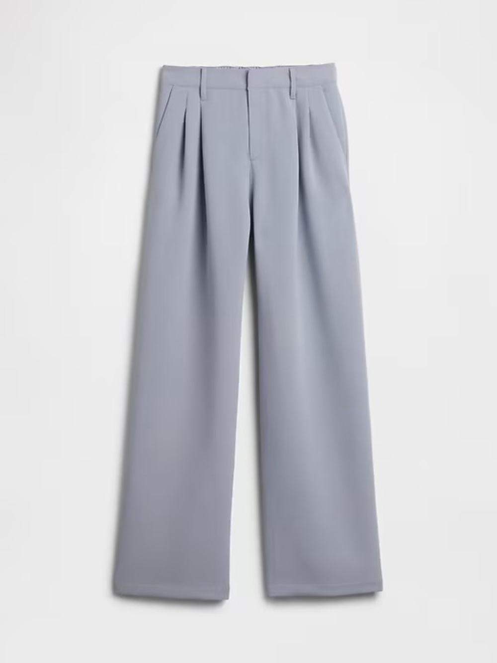 TALL GAP Factory Easy Crepe Trousers in Cool Gray size 8 Tall